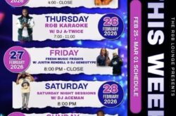 2.25-3.1.26 the R&B lounge week lineup